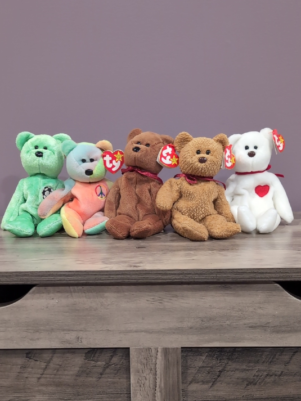 TY Beanie Babies Plush Bear Collection